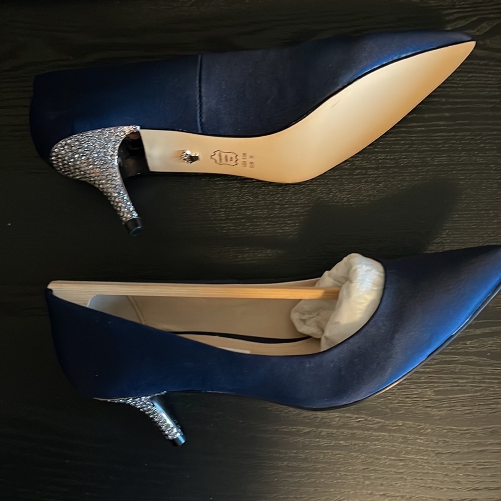 You’ll be styling in these new crystal heels!